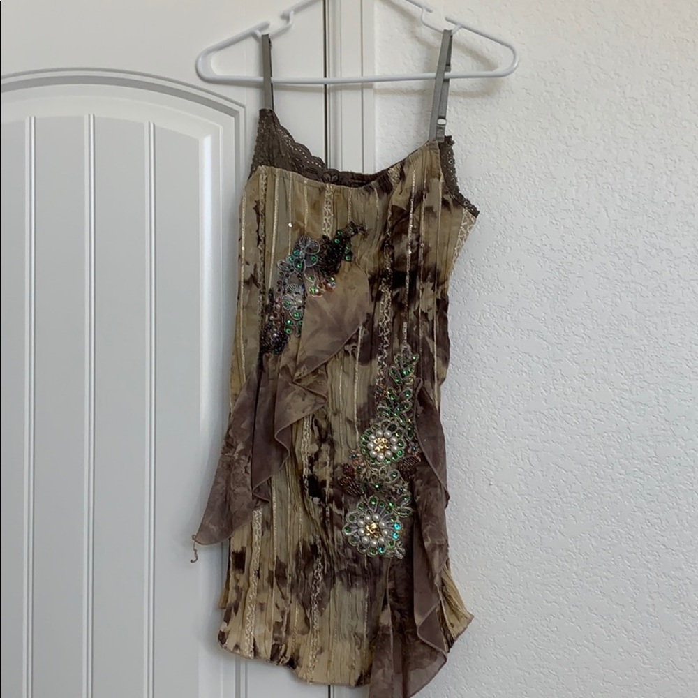 Beautiful beaded top!